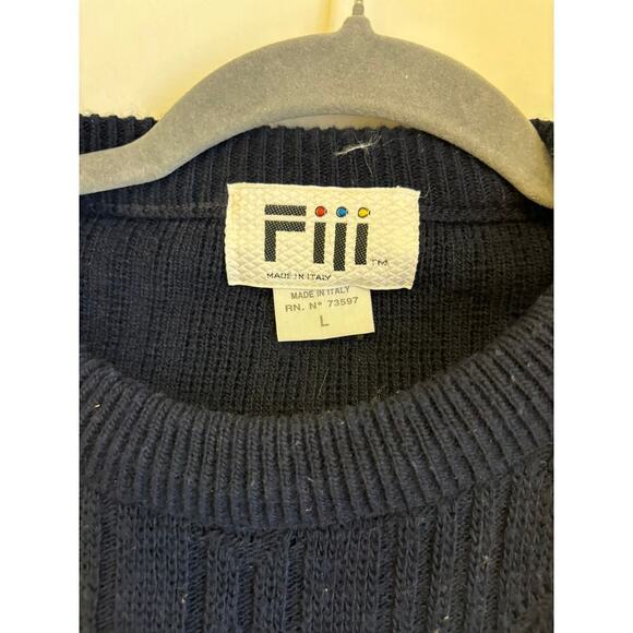 Fiji Vintage Made in Italy Embroidered Grandpa Sweater - Picture 3 of 5